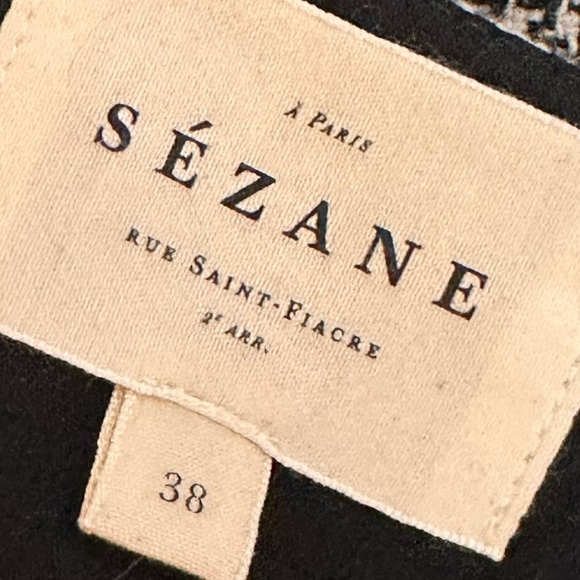 Sézane wool blend plaid mini skirt – Parisian preppy academia cottagecore mini S - Picture 5 of 5